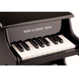 New Classic Toys - Piano - Zwart - 18 toetsen